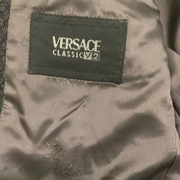 Versace Classic V2 Vintage Wool Single Breasted Blazer Size 52 - Picture 8 of 11